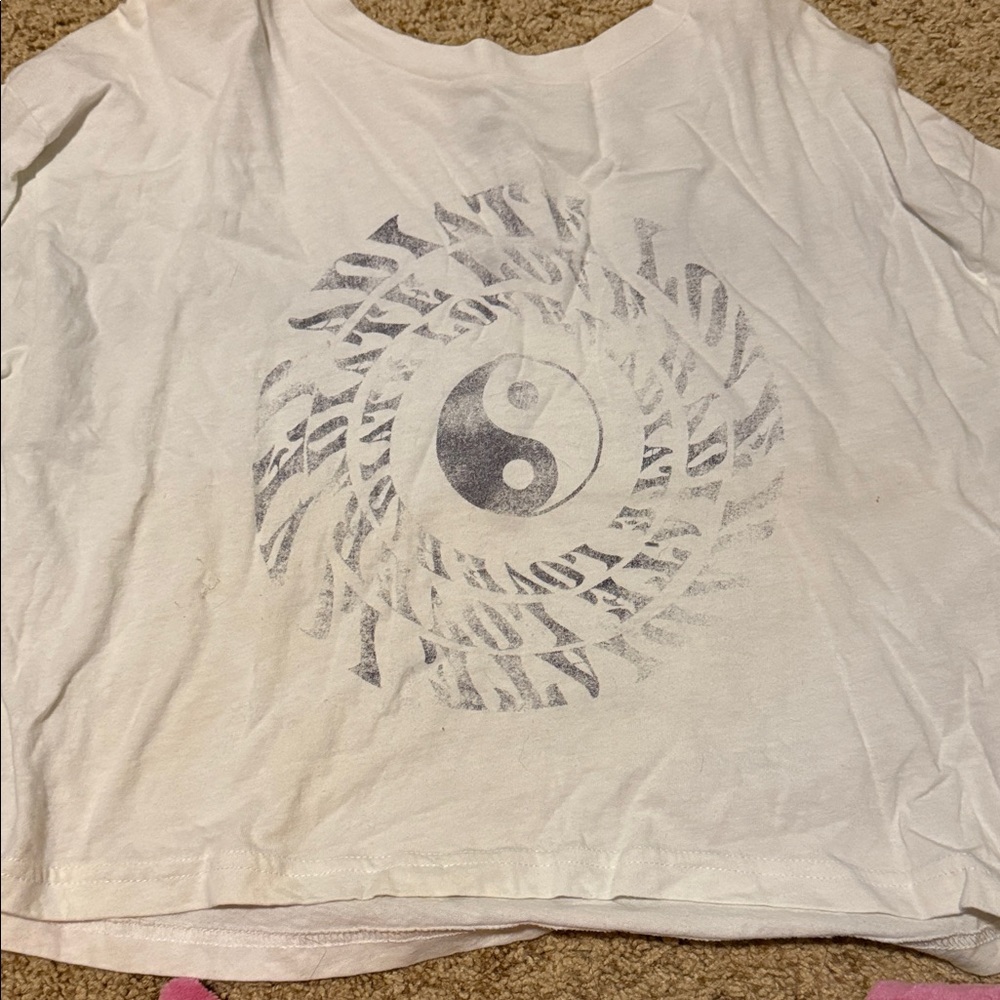 Garage White Graphic Tee